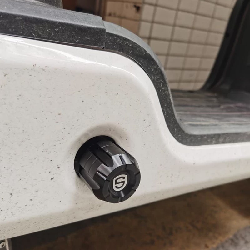 适用深远T300电动车脚踏塞改装中轴堵头脚蹬塞盖子堵头配件铝合金