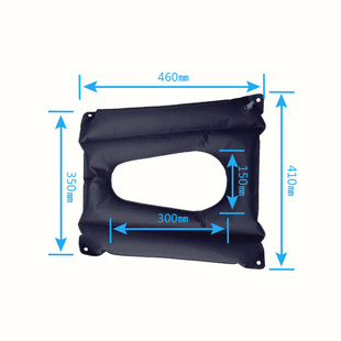 老人卧床防褥疮臀部充气坐垫坐便椅坐垫圈可洗防压疮屁股充气垫子