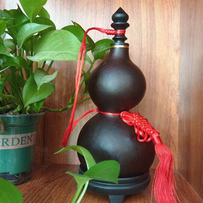 纯天然生长葫芦制作工艺品摆件净高18到22厘米左右容量1.2斤左右