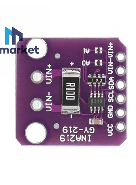 紫色 GY-INA219 高精度 i2c 数字电流传感器模块
