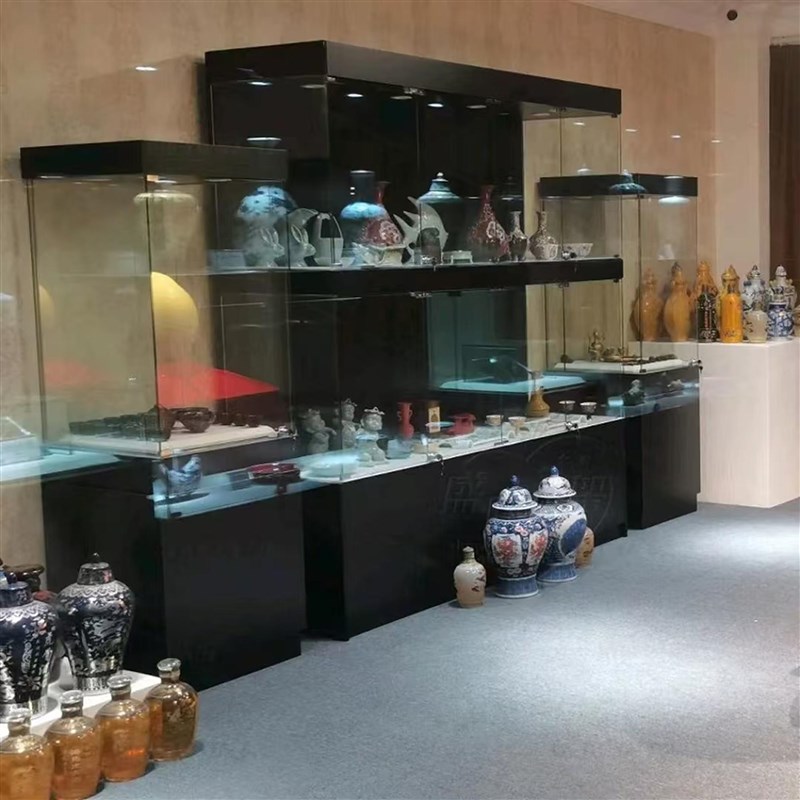 博物馆展示柜文物柜玻璃展柜珠宝首饰柜台古董瓷器古玩玉器陈列柜