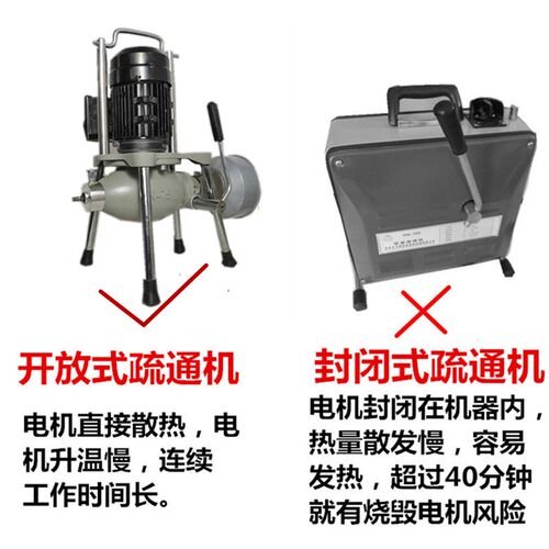 下水道疏通器华工型理电动电管道堵塞疏通工具