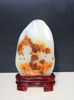 阿富汗玉石天然石头精品观赏石奇石客厅玄关玛瑙彩石