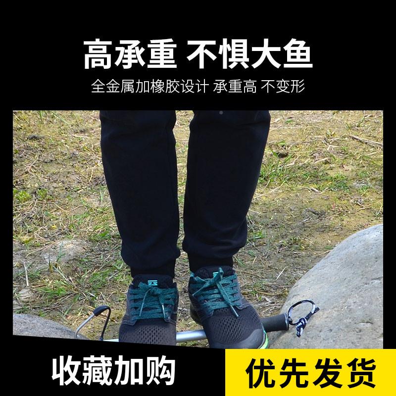不锈钢搭钩大起号伸缩勾器钓鱼鱼581SxjW3捞鱼钩锚鱼控鱼钓竿抛鱼