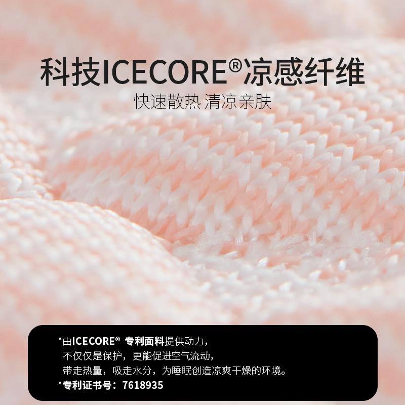 羽/Y机UC春HUN 冰豆豆夏季冰丝凉席三23YDJ006件套可洗空席可折叠