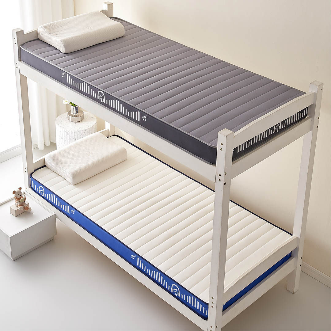 泡泡造物学生宿舍专用床垫牛奶丝乳胶复合记忆棉抗压耐用开学囤