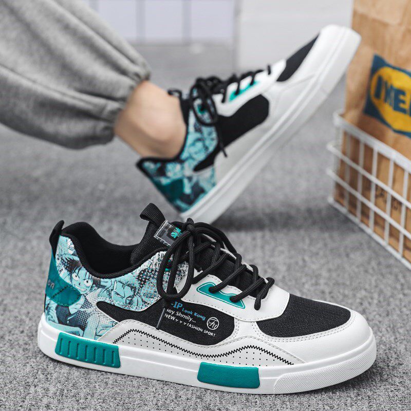 大码45男鞋夏季透气网面鞋4防臭6镂空38码鞋子男款板鞋47男士休闲