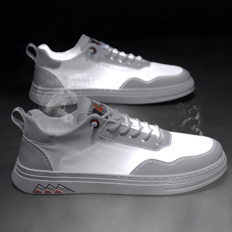 男鞋夏季透气小白鞋男韩版潮百搭板鞋夏天薄款鞋子男士休闲帆布鞋