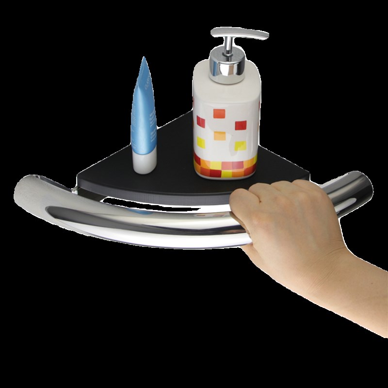 304淋浴房置物架 化妆室老人无障碍安全扶手 浴室三角架不锈钢