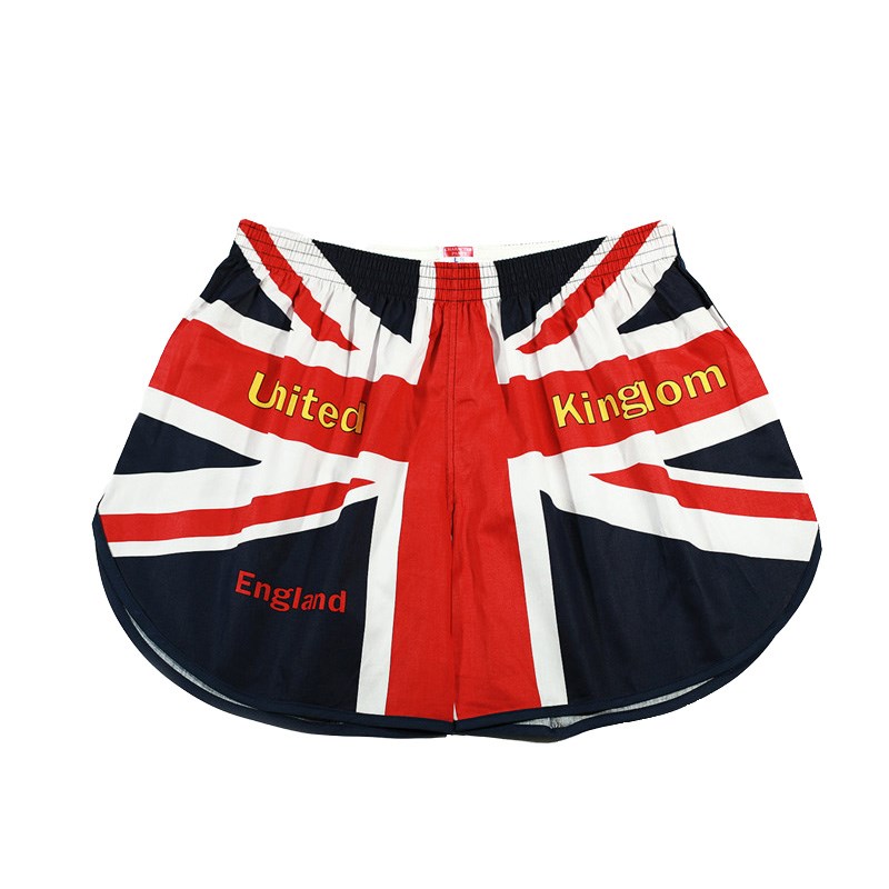 阿罗裤 内裤男纯棉平角裤宽松大码青年夏季英伦内裤透气四角裤头