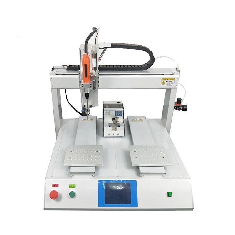 双平台自动打钉机 POGOPIN针弹簧钉销钉铆钉自动打钉压钉机