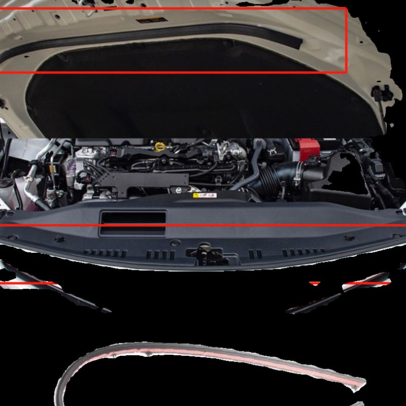 适用18 19 20 21 22款凯美瑞前保险杠中网胶条机盖密封前杠上胶条