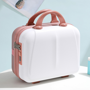 手提行李箱化妆小箱子包14寸时尚密码锁箱小型轻便收纳子母旅行箱