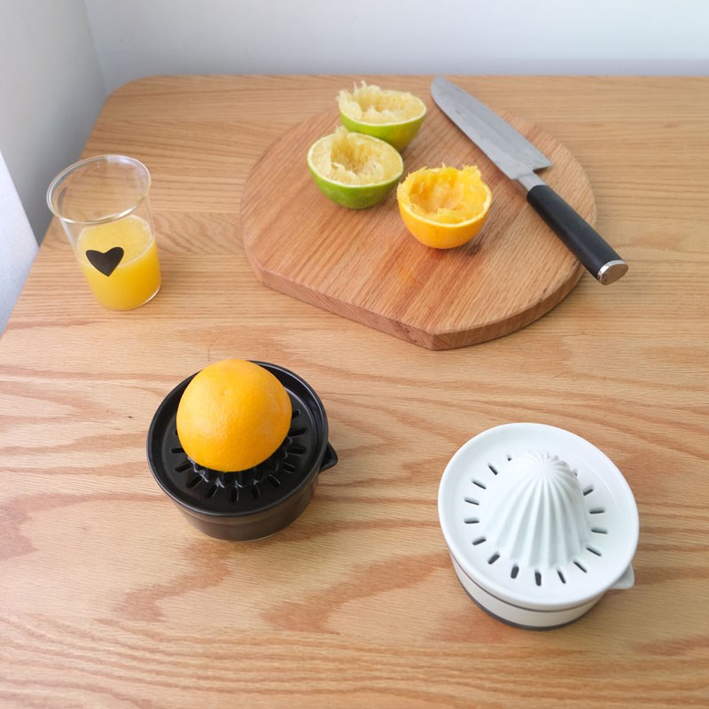 雨花石杂货 陶瓷手动压榨果汁橙子分离器榨汁器柠檬压汁器