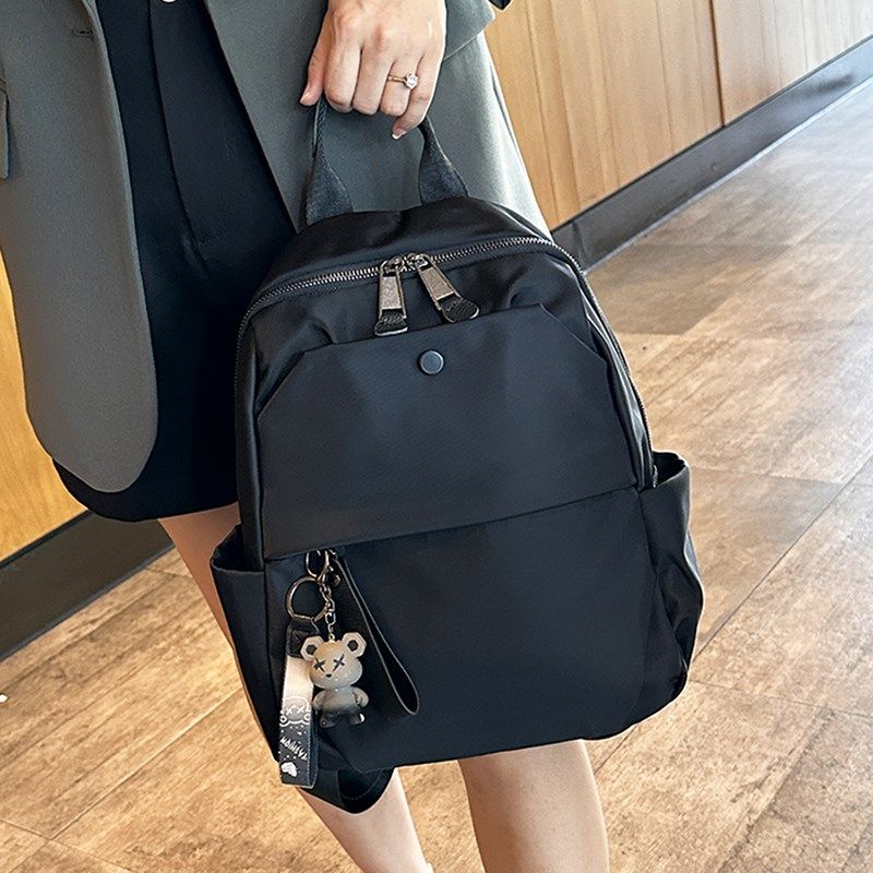 电脑双肩包女2024新款时尚轻便大容量防水牛津布尼龙旅行背包,箱包皮具/热销女包/男包,双肩背包,淘宝优惠券,粉丝福利购,淘宝优惠卷