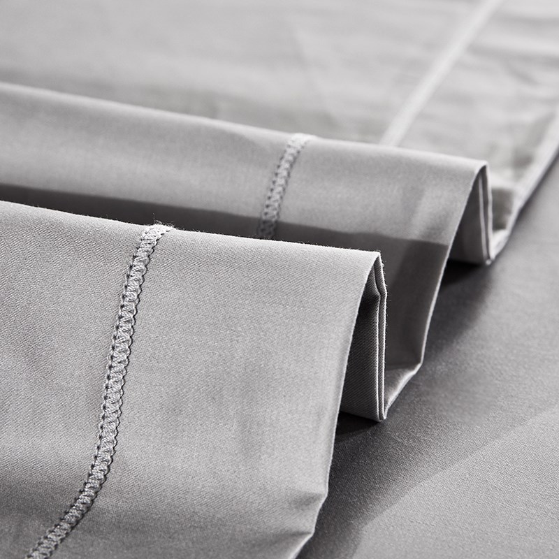 100支长绒棉全棉被套单件150x200纯色单人双人被罩200x230cm