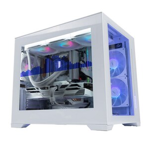 发光件 DIY改装 律动机箱定制侧透全息透明屏 雪白电脑海景房