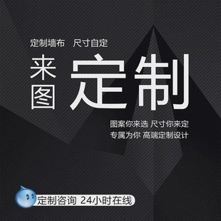 来图定制壁画墙布酒店饭店u办公室网吧电视背景墙墙纸成都墙画定