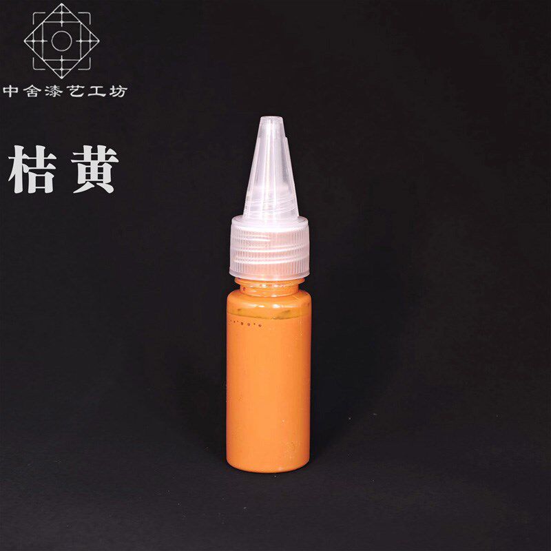 单只天然大漆 漂流漆扇 漆液书签团扇葫芦陶瓷diy漂流材料套装