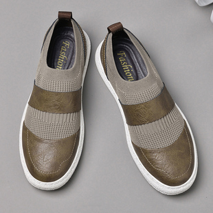 夏季透气男鞋新款爆款休闲板鞋男士隐形内增高男款薄款夏天百搭潮