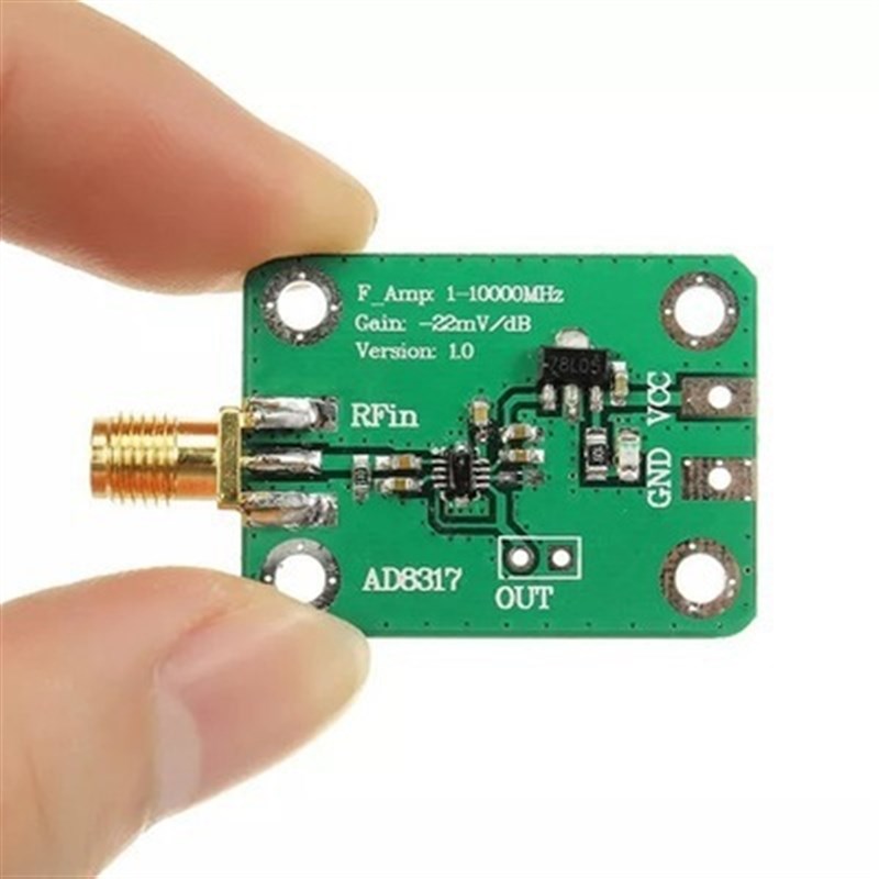 AD8317 射频 对数 检波器 功率计 1M---10000MHz