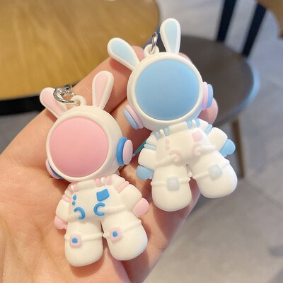 钥匙扣女精致网红男生书包挂件公仔可爱兔子生日礼物小挂件小饰品