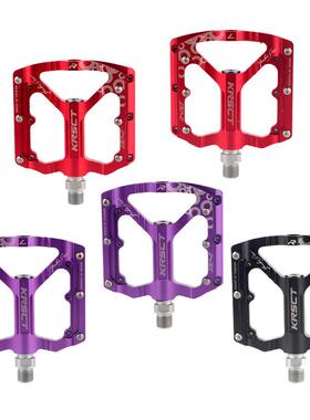 Krsec经典三皮林踏板铝合金轴承山地车踏板超轻自行车踏板