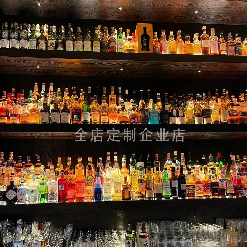 一字隔板墙上置物架酒吧吧台酒架层板壁挂搁板饮料架实木酒柜壁挂,住宅家具,酒架,淘宝优惠券,粉丝福利购,淘宝优惠卷