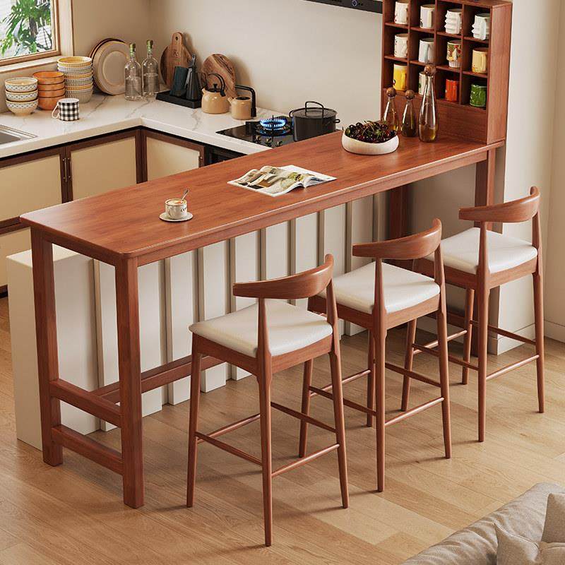 实木吧台桌家用高脚桌客厅隔间长条窄桌阳台简约休闲 靠墙桌椅组,住宅家具,吧台,淘宝优惠券,粉丝福利购,淘宝优惠卷
