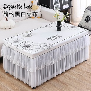 烤火桌子罩套2025新款长方形电炉罩套防水防油烤火炉皮罩茶几罩套