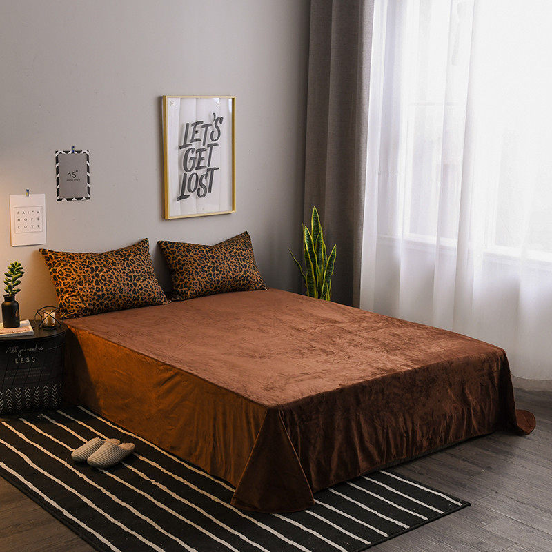 冬季纯色床单单件珊瑚毛毯水晶绒法兰绒毯被单防滑单面加绒加厚,床上用品,床单,淘宝优惠券,粉丝福利购,淘宝优惠卷