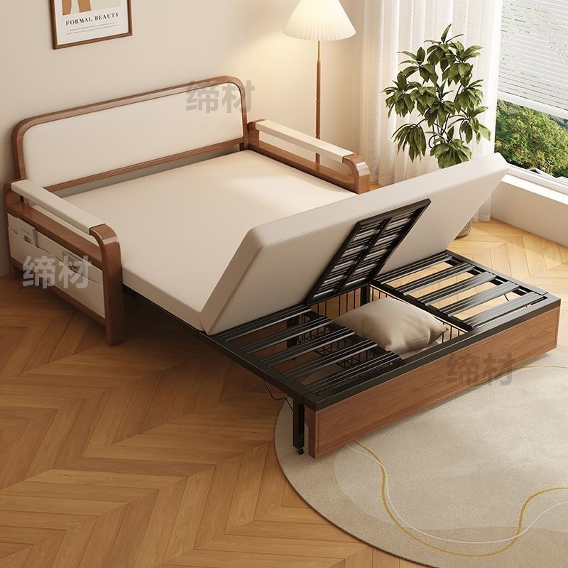 【加厚碳素钢架】沙发床折叠多功能一体两用可折叠拆洗伸缩阳台客