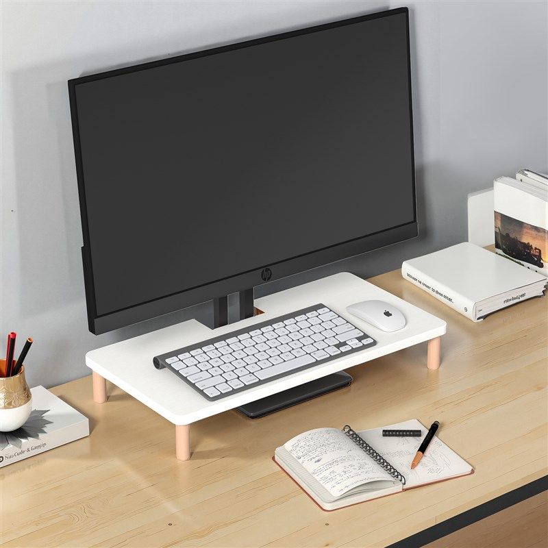 凹款增高架电脑增高架桌面隔板置物架办公桌收纳托 托架台式电脑,住宅家具,搁板/置物架/家用陈列架,淘宝优惠券,粉丝福利购,淘宝优惠卷