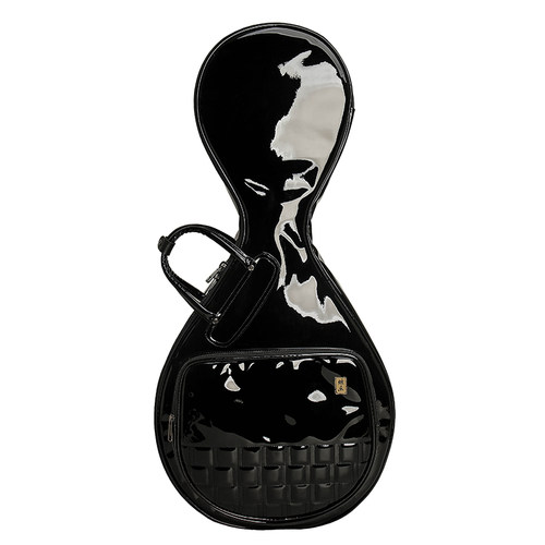 漆皮中阮包加厚双肩可背可提中阮袋轻便便携可放乐谱乐器包套袋