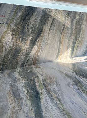 岩板900x2700柔抛客厅大理石密缝瓷砖防滑地板砖电视背景墙砖