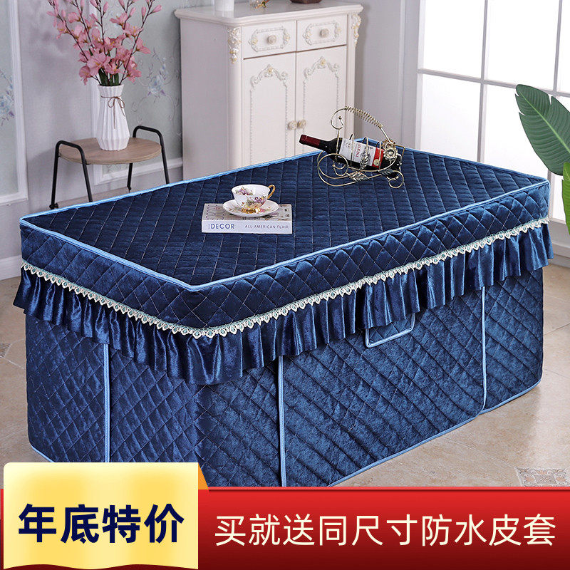 新款加厚电炉罩烤火罩加绒长方形取暖炉茶几桌布罩套电烤火炉罩子,居家布艺,烤火罩,淘宝优惠券,粉丝福利购,淘宝优惠卷