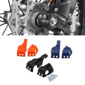 适用KTM胡斯瓦纳恒舰WP前避震下脚保护靴子前叉改装 护罩防摔装 饰