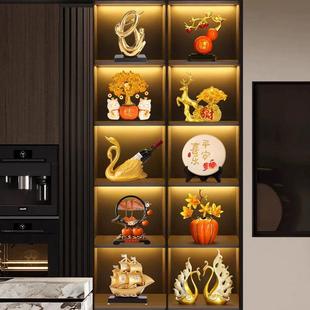 现代客厅酒柜装 饰品摆件轻奢高档电视柜玄关家居乔迁新居百财如意