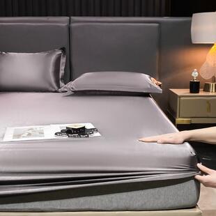 外贸单件床笠120x200cm水洗真丝床罩150x200床垫保护套180x200cm