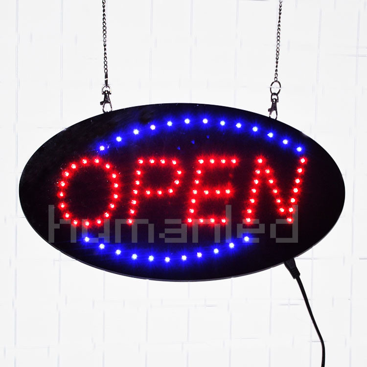 厂家直销 LED广告牌 超高亮灯珠动感灯牌 OPEN跑马灯门牌指示灯图片