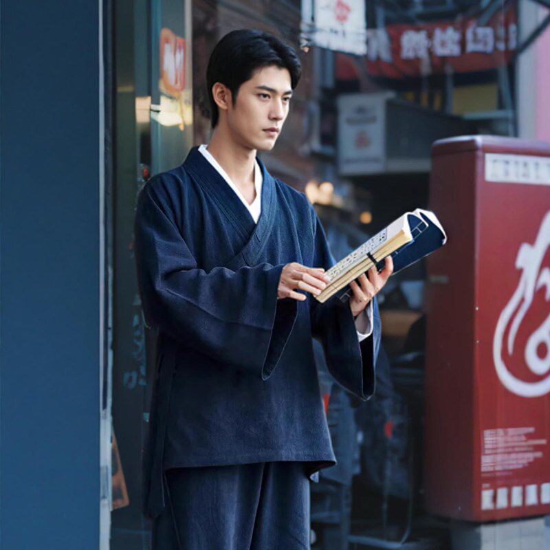 三件套一人之下王也同款道袍道衣茶禅服道袍中国风套装王也道士服