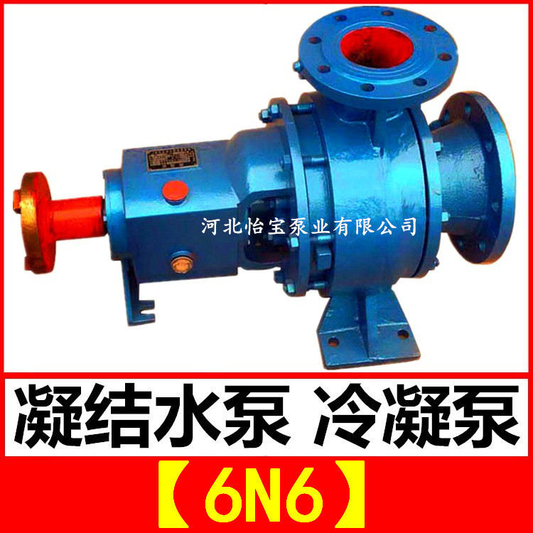 怡宝泵业供应山东尺寸电厂冷凝泵6N6 卧式单吸离心凝结水泵 37KW图片