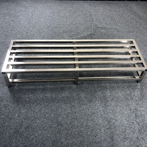 不锈钢厨房餐厅长方形15cm高学校垫高置物架鱼缸架汤桶架底架