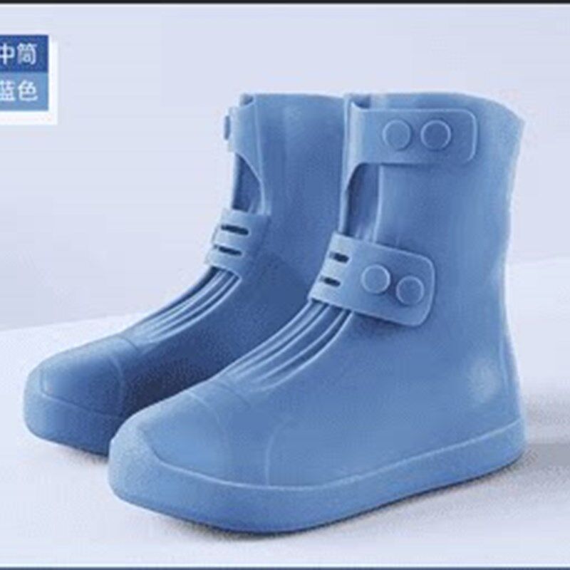防水防滑雨e鞋鞋套加厚耐磨雨靴男女成人水鞋外穿硅胶雨鞋套09