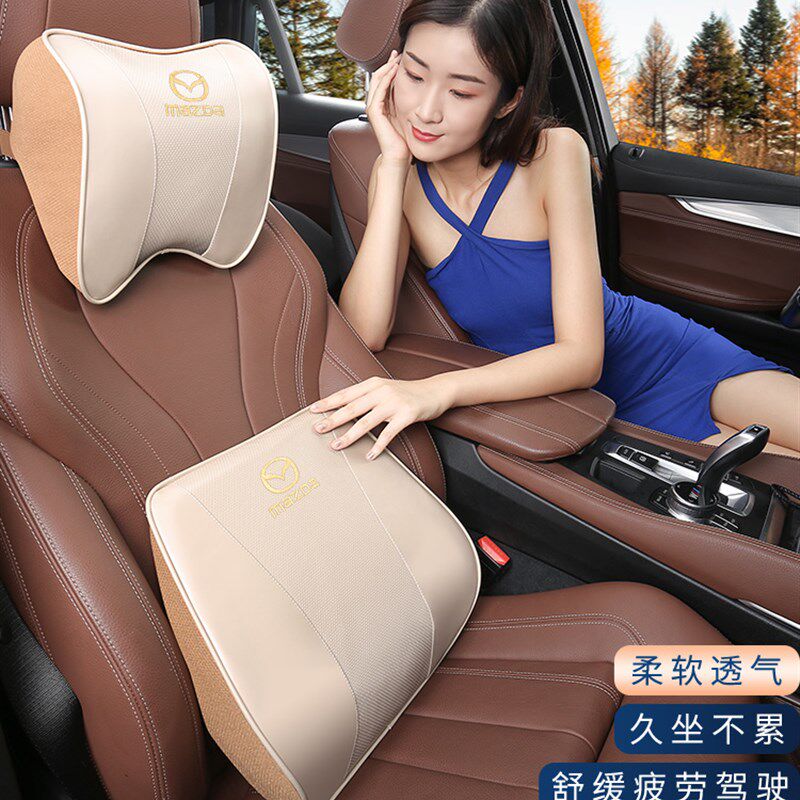 专用于马自达汽车头枕车用护颈枕阿特兹Fcx5昂克赛拉cx4靠枕颈腰