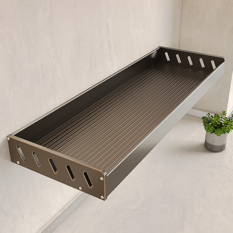 加宽加厚置物架免打孔壁挂式调料架厨房用品大全多功能收纳架墙上