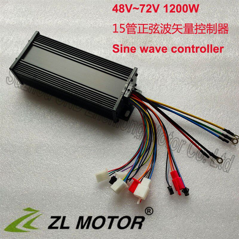电摩电动车大功率 j矢量 控制器15管48V60V72V1000W1200W正弦波