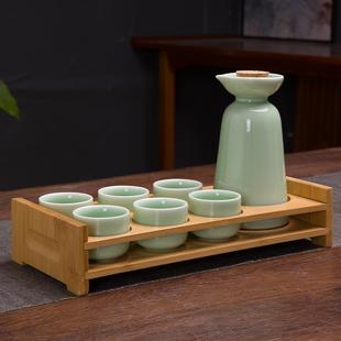 中式 黄酒小酒盅 高端陶瓷酒具套装 家用白酒分酒壶仿古风清酒杯老式