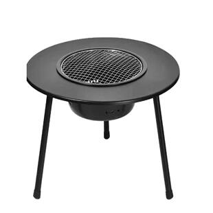 围炉煮茶桌烧烤炉家用室内烤火炉套装户外器具露营烧烤架盆庭院式