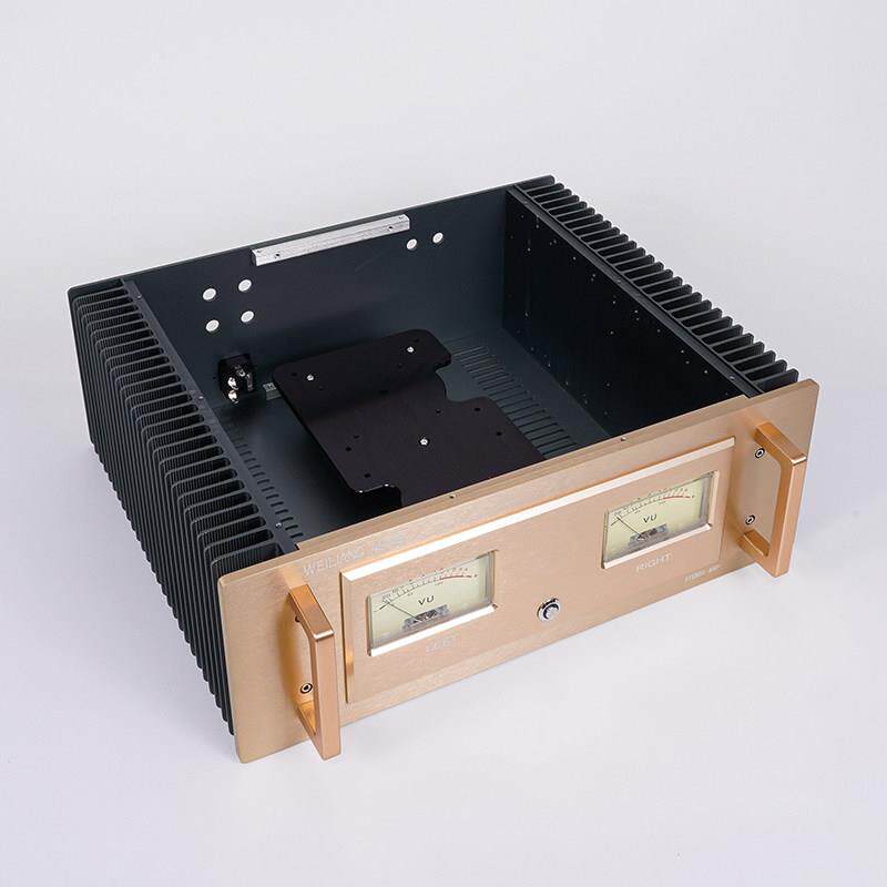 清风A60 铝合金功放机箱 带VU表头 甲类机箱